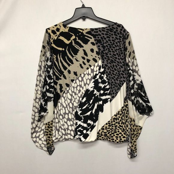 Alfani Women Blouse Top Shirt Size XL X-Large Polyester Blend B224 -17 - Picture 11 of 13